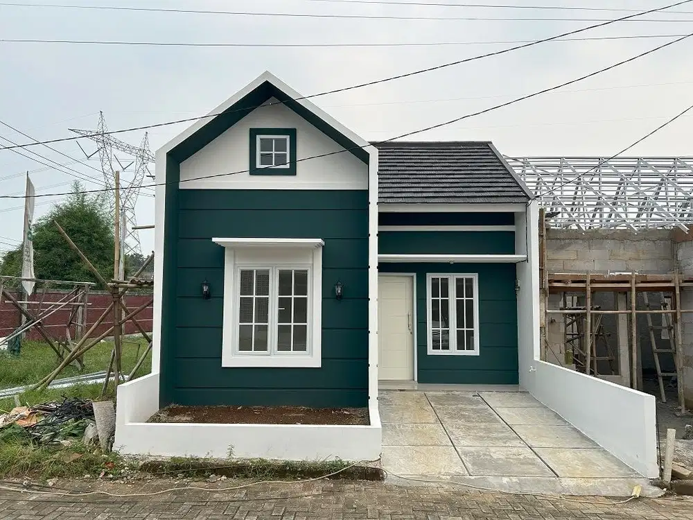 Rumah di Bojonggede Design Modern Ala Eropa