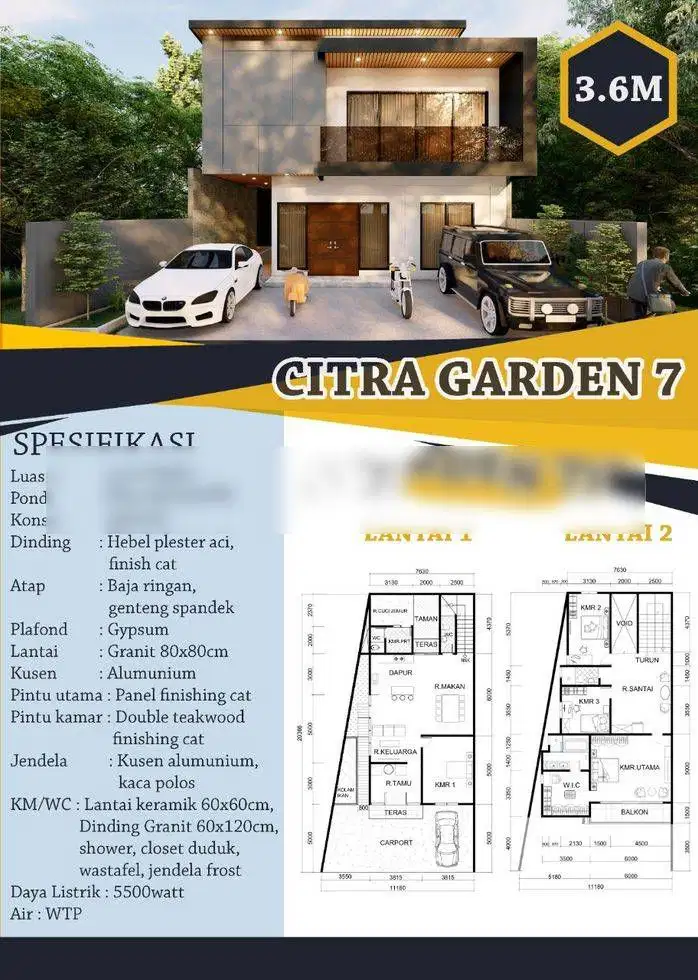 Rumah Murah Bagus Rapi di Citra 7 Siap Huni