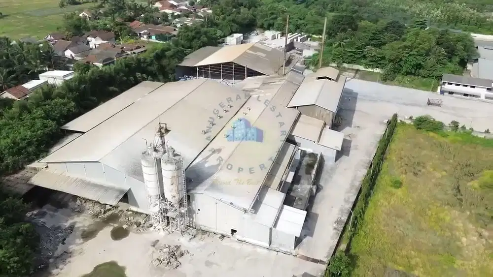 Dijual pabrik di Cikande Serang akses container 40feet