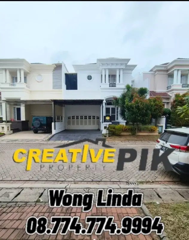 DISEWAKAN RUMAH BGM PIK 1 FURNISH 2,5 LANTAI