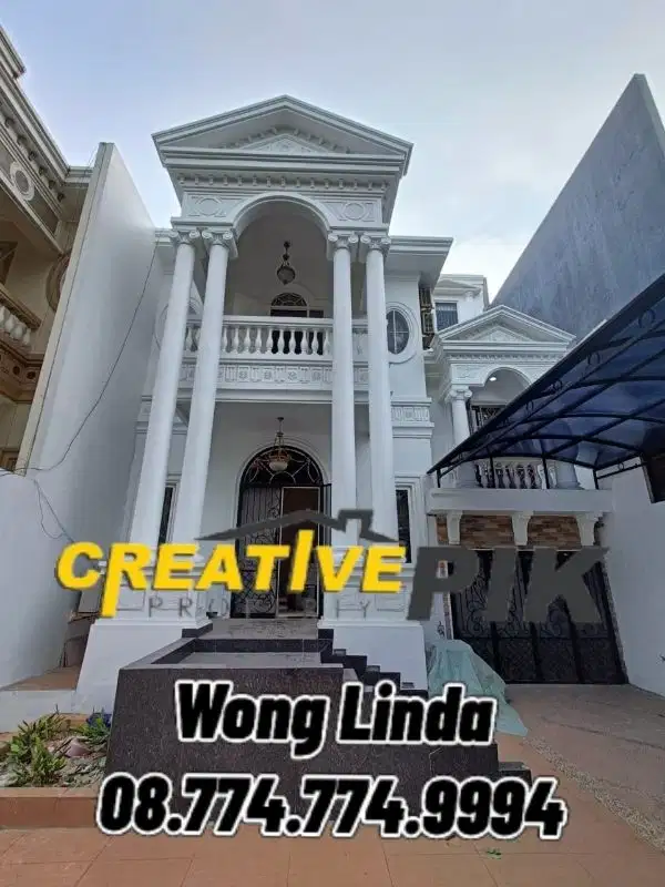 DISEWAKAN MEDITERANIA PIK 1 SEMI FURNISH 3 LANTAI