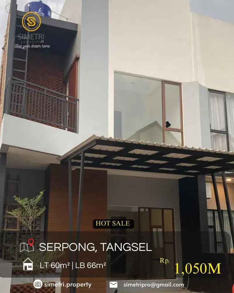 Di Jual Rumah 2 Lantai Dalam Cluster Serpong