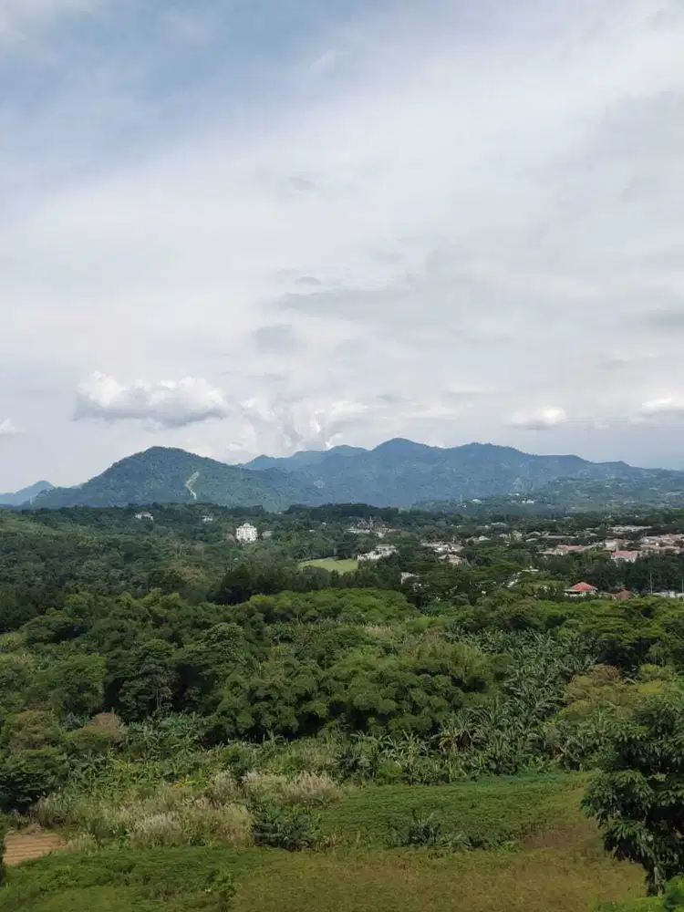 Rumah view gunung cluster depan Sentul city