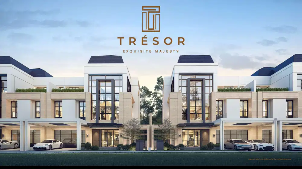 Dijual Hunian Super Mewah 3 Lantai di Cluster Tresor, BSD City, Tangerang
