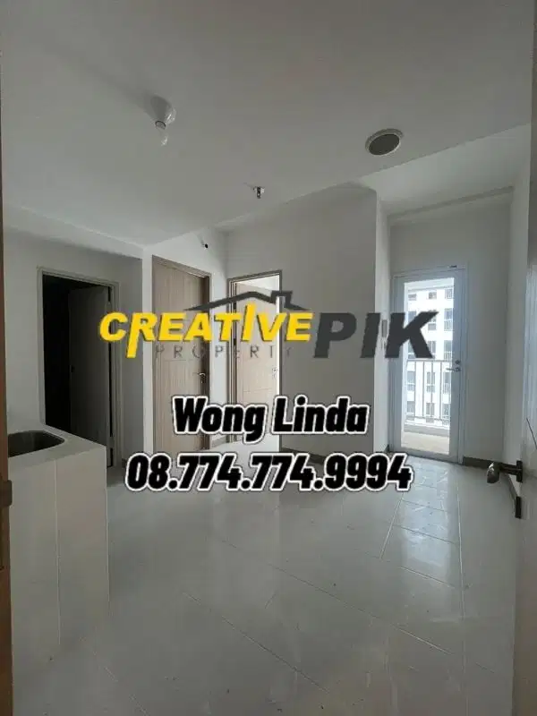 DISEWAKAN APARTEMEN TOKYO RIVERSIDE PIK 2 LUAS 36m² (2BR)