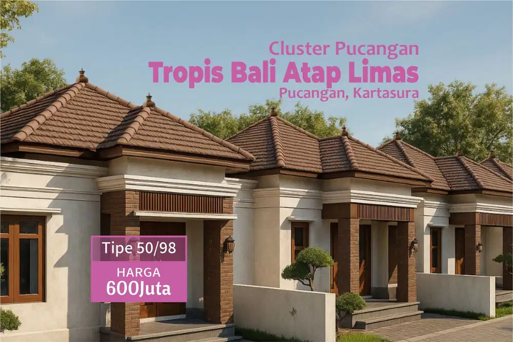 Rumah Kartasura, 5 Menit Jl Raya Solo-Jogja, 600Jt-an