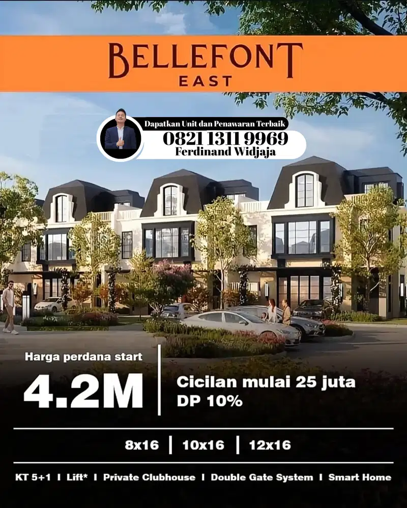 Rumah Baru Strategis Bellefont Summarecon Gading Serpong