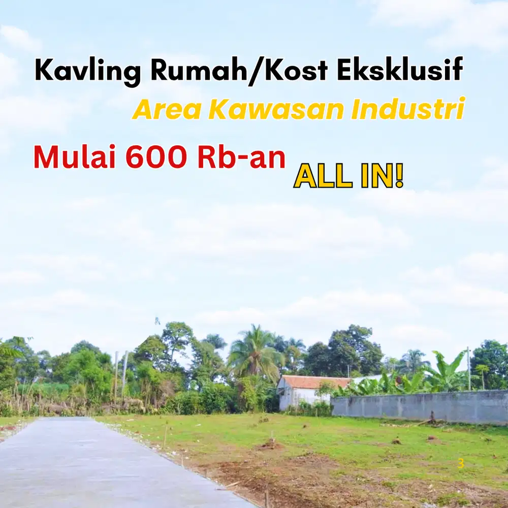 Kavling Legal Cibarusah View, View Alam, Bebas Banjir & Asri