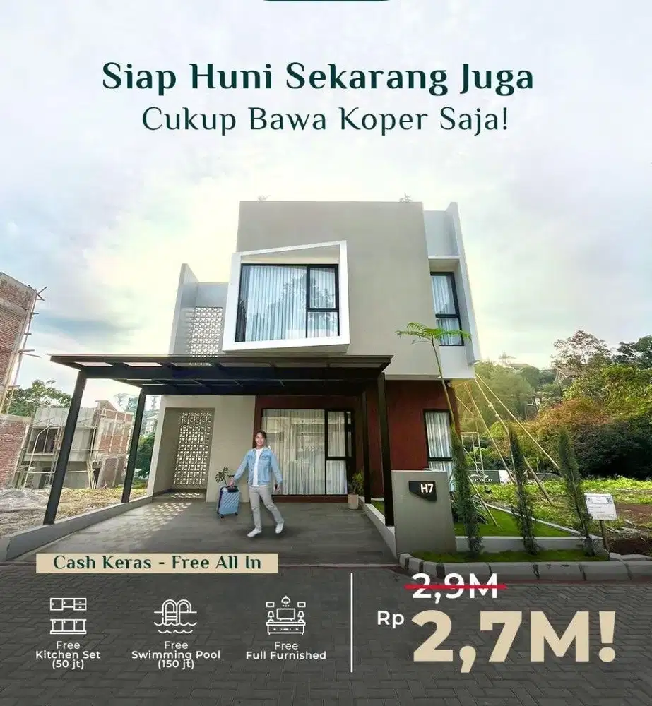 Cluster Exclusive Fasilitas Lengkap! Rumah di Cisitu Dago Kota Bandung