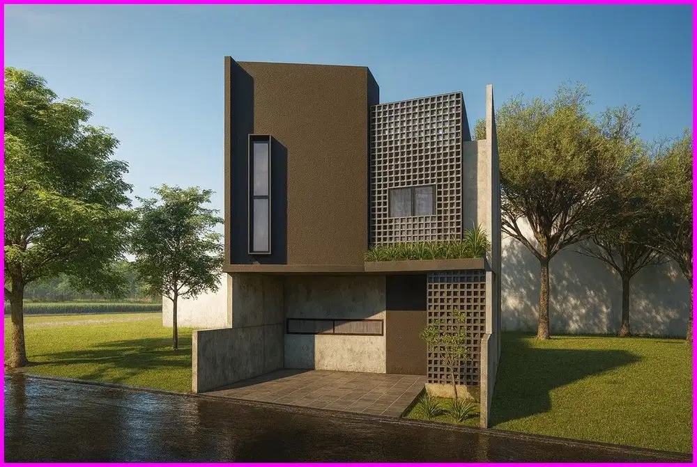 Trihanggo Sleman, Rumah Jogja Model Industrial Free Kolam Renang