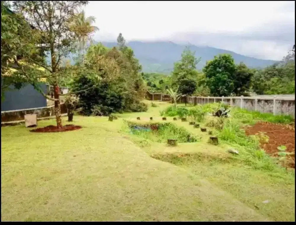 Dijual rumah hitung tanah view gunung salak dkt hilang park di bogor