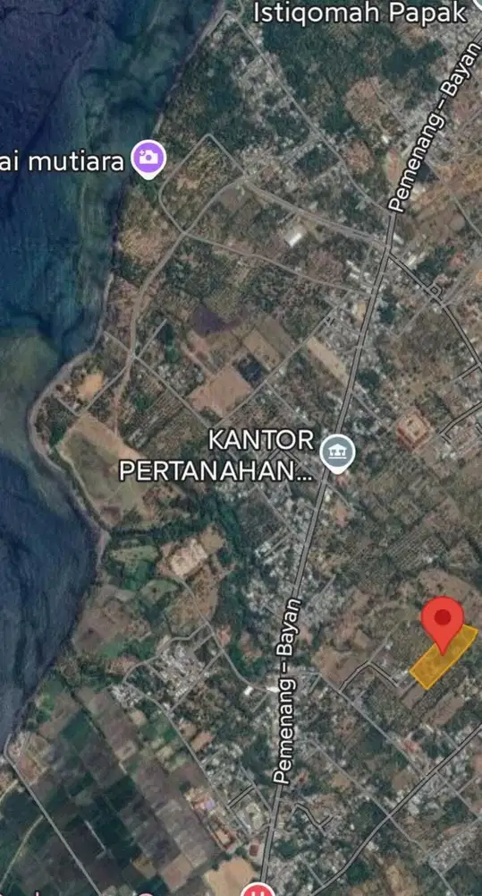 DIJUAL Tanah deket pantai Lombok Utara