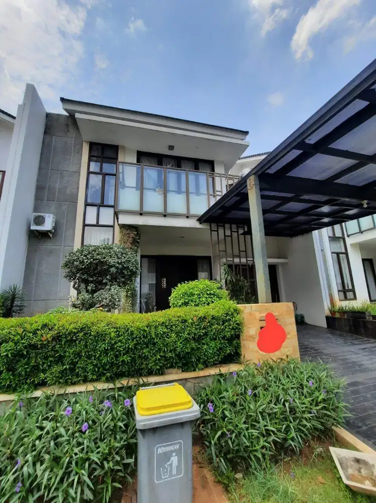 Dijual Rumah Mewah Cluster Asia Tropis Harapan Indah Bekasi