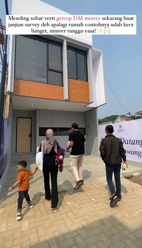 Rumah 2Lantai Di Cinangka Depok Dekat Toll Pamulang dan Mall The Park