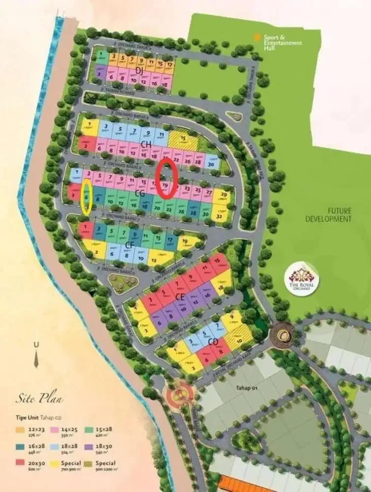 Dijual kavling  langka Royal orchard  Kelapa Gading