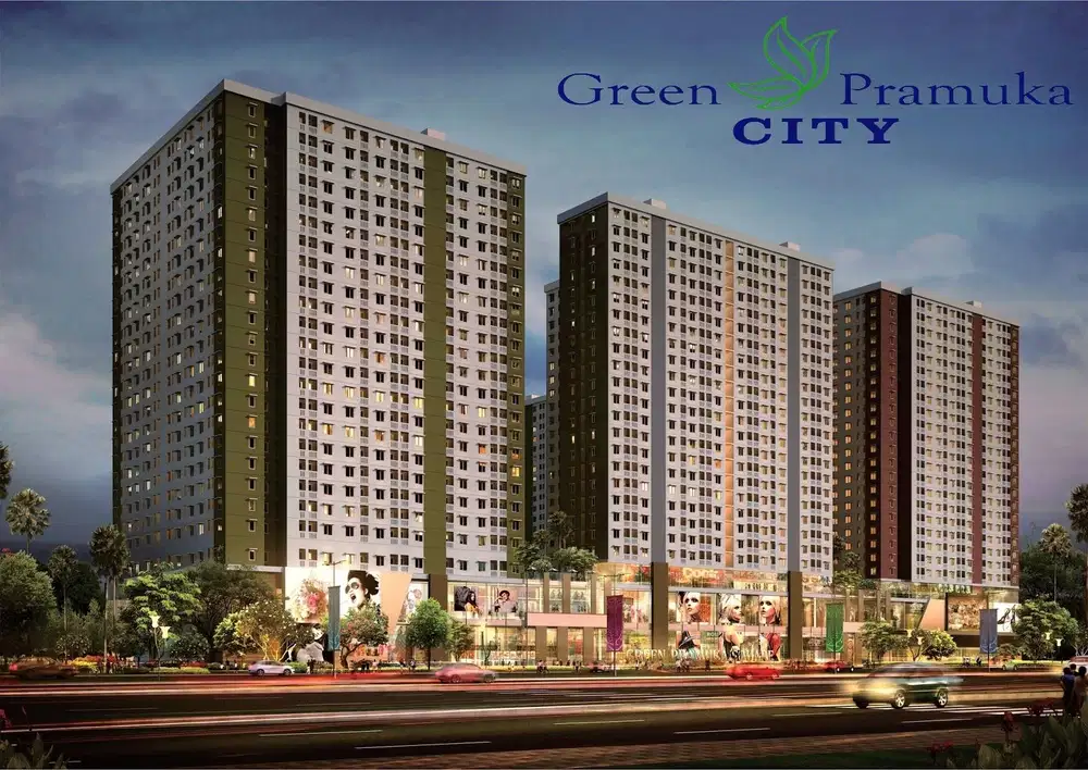 NEW GREEN PRAMUKA CITY SEWA PERTHN 2 BEDROOM NOFURNIS