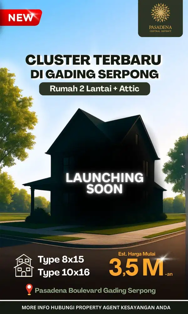 New cluster! ALTADEMA RESIDENCE area 10ha by paramount land  8x15