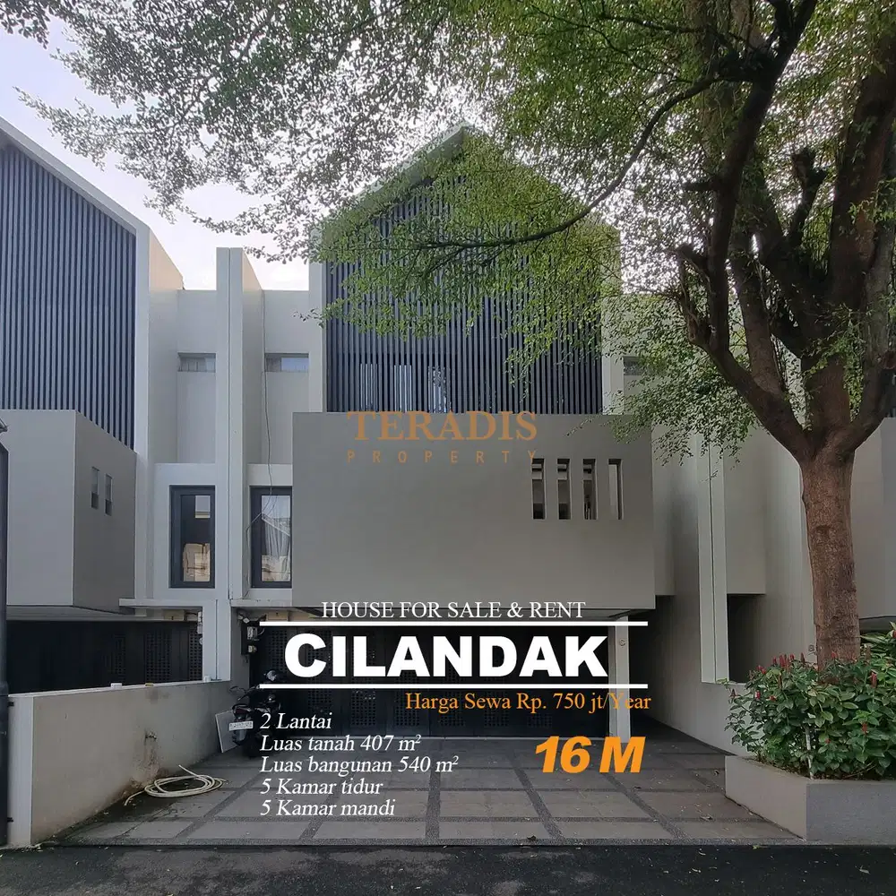 DIJUAL ATAU DISEWAKAN RUMAH DI WILAYAH CILANDAK