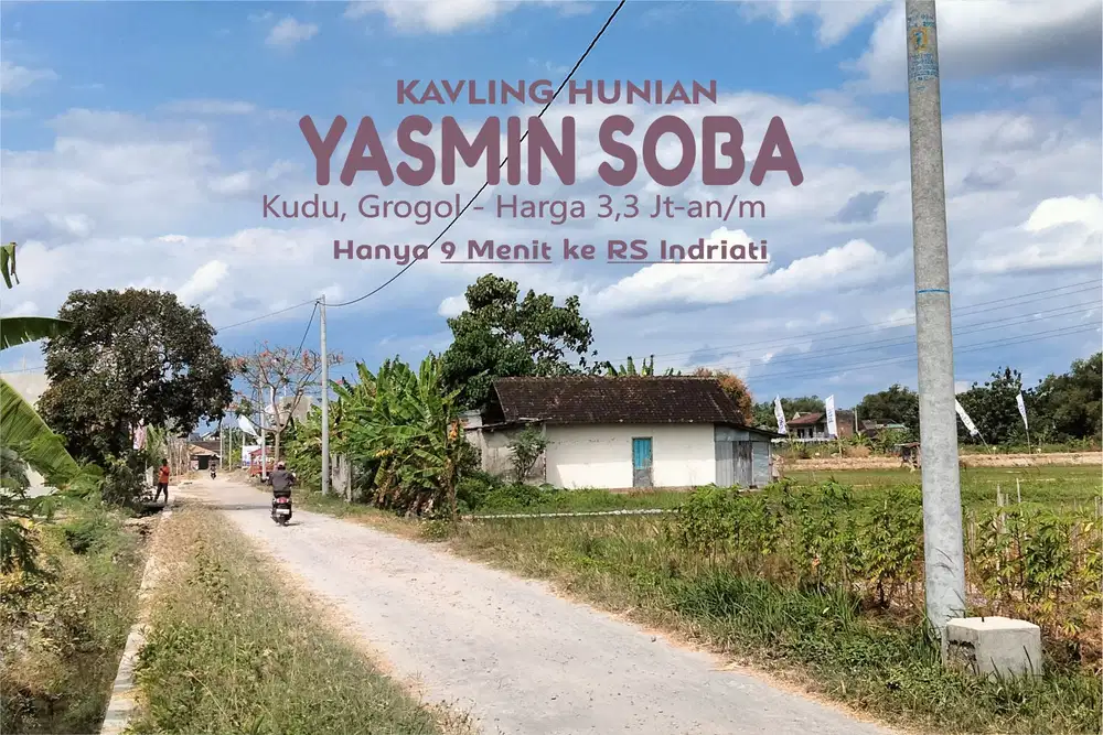 Tanah Solo Baru, SHM 3,3 Jt-an/m, 6 Menit Al Azhar