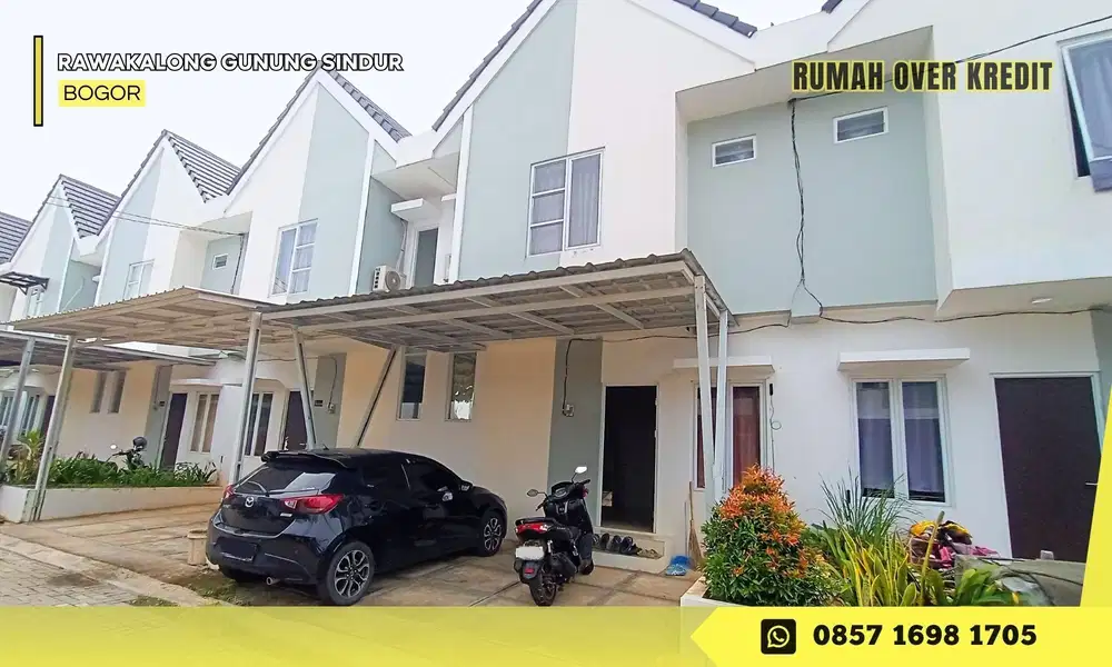 FREE KITCHEN SET Rumah Take Over 98 JT dkt Tol Serpong di Sanur Valley