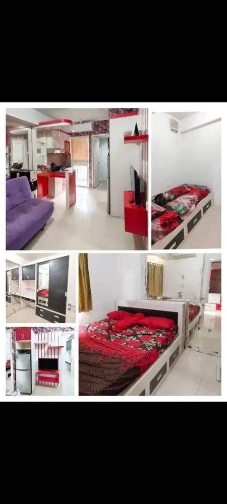 SEWA TERMURAH!!! Apartemen Green Pramuka City 2BR Furnish lengkap