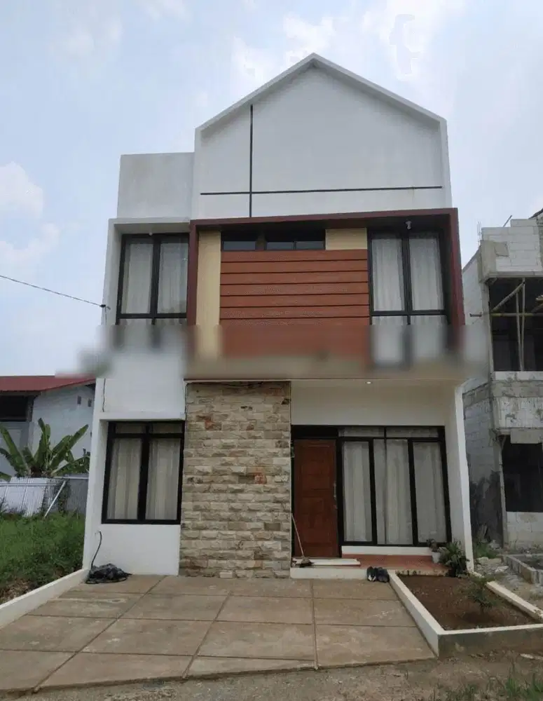Rumah 2 lantai Cantik minimalis lokasi Strategi