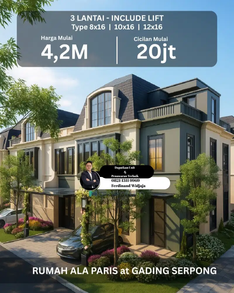 Rumah Mewah 2 lantai Bellefont GadingSerpong