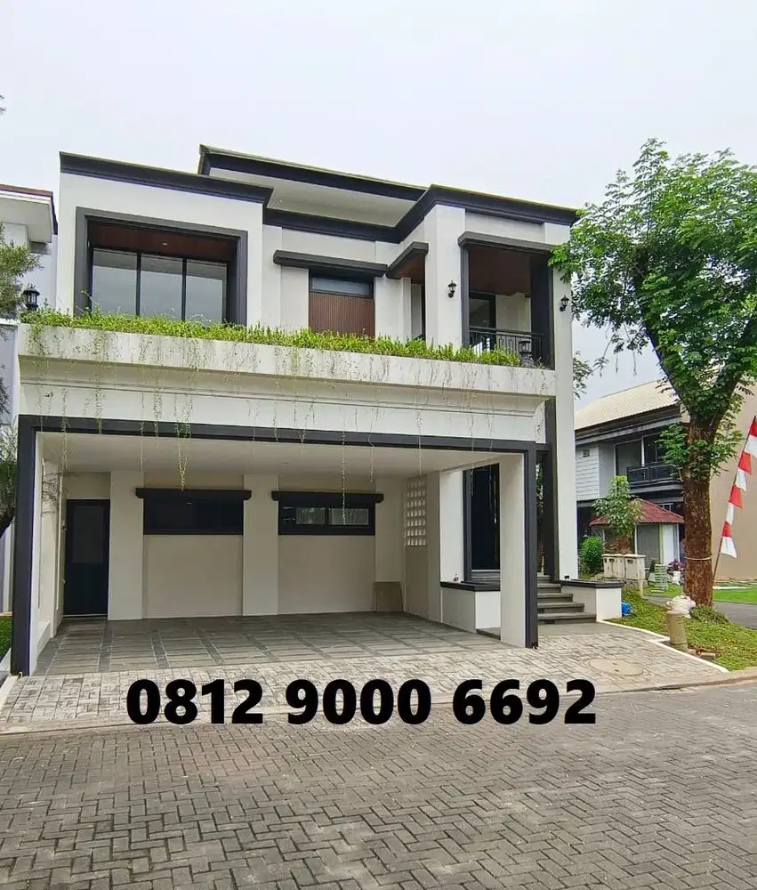 Jual Rumah Baru Hook Foresta BSD Tangerang dkt Aeon Mall dan Nava Park