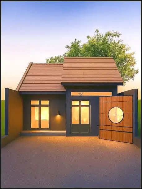 Pengasih Kulon Progo, Rumah Model Japandi Type 50 Dekat Stasiun Wates