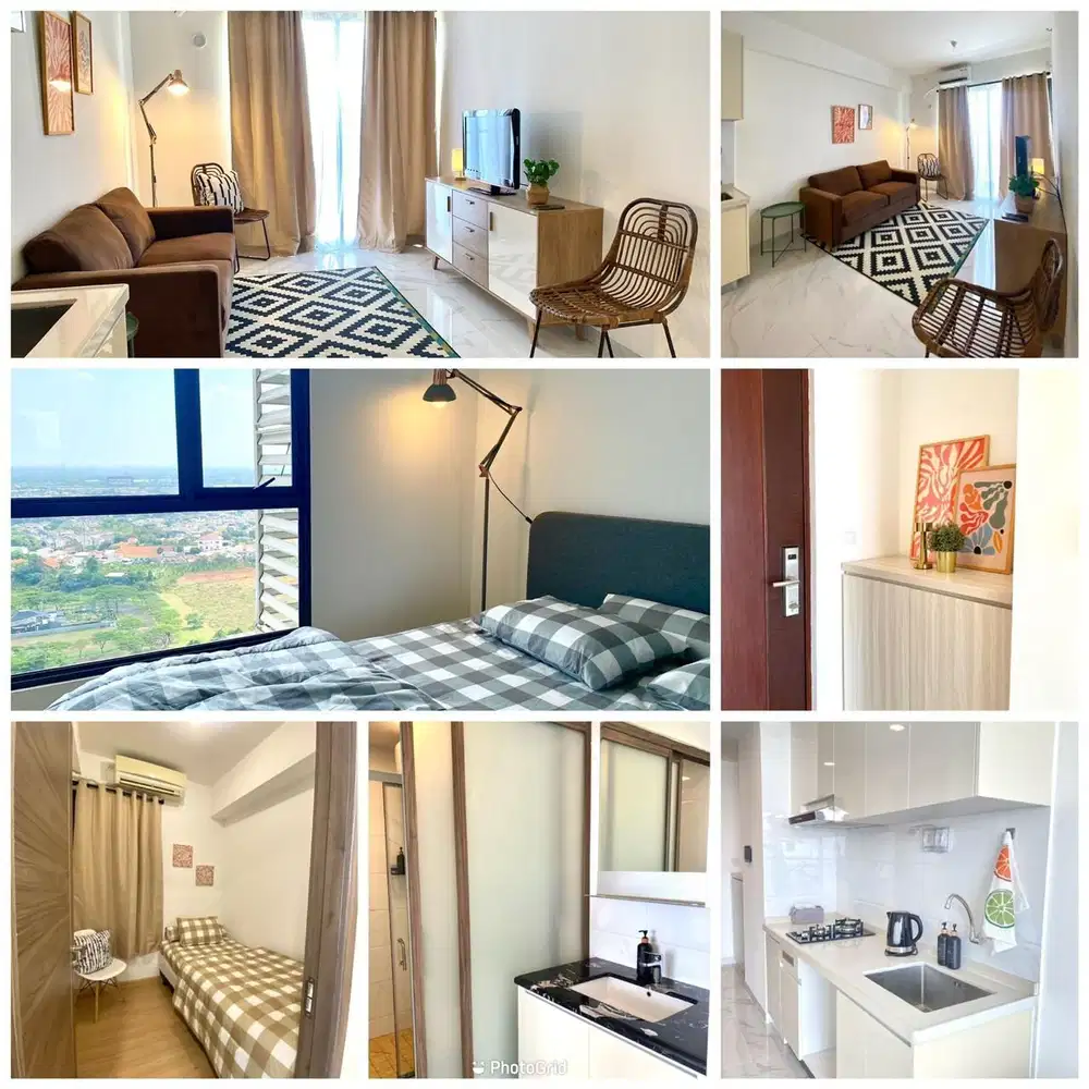 DISEWAKAN! APARTEMEN FULL FURNISHED TYPE 2 BEDROOM DI KAWASAN BSD