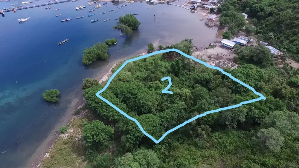 DIJUAL/DISEWAKAN Tanah Pinggir Pantai Labuan Bajo - Desa Werloka