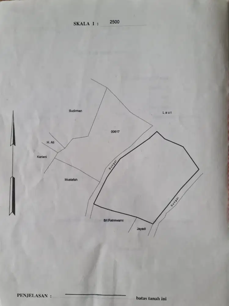 Tanah 12 Hektar Los Pantai Utan Sumbawa Nusa Tenggara Barat