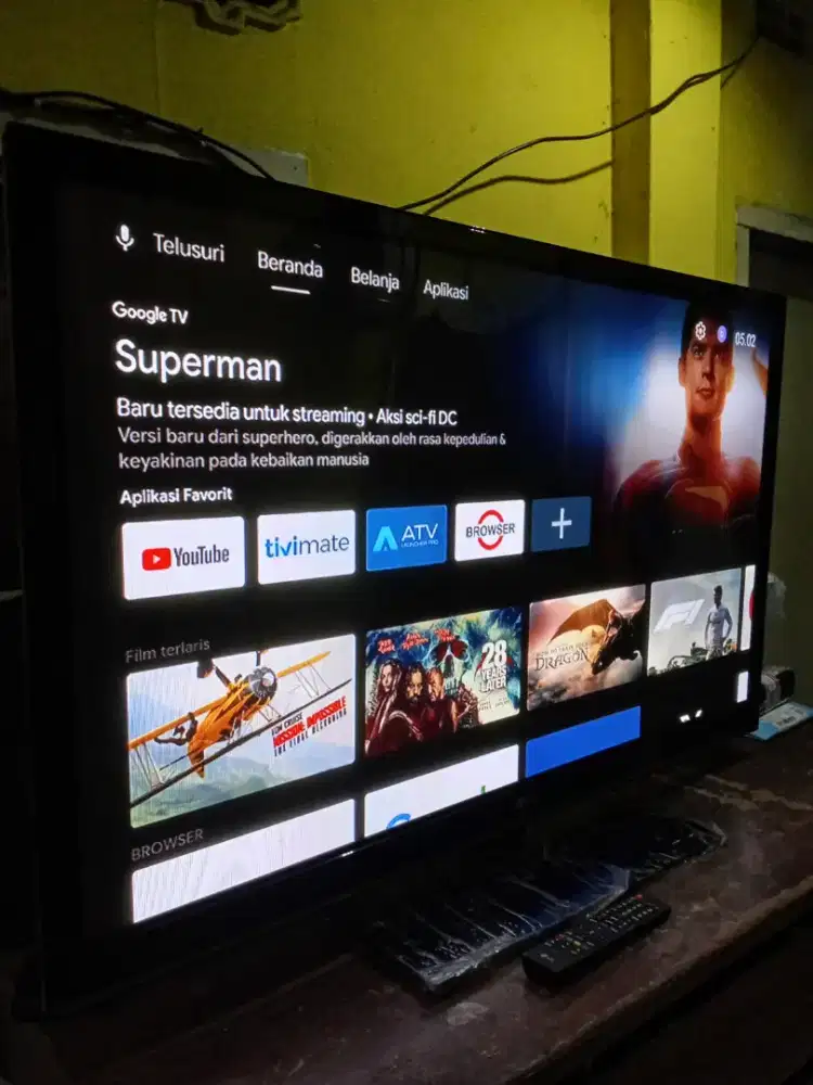 Dibeli tv bekas LED lcd plasma kondisi normal atau minusrusak harga ok