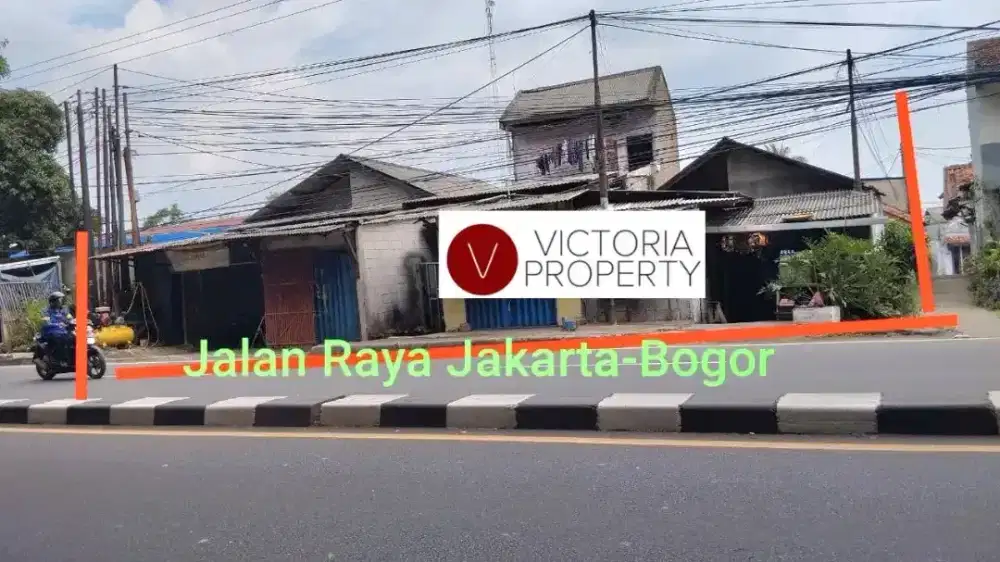 Jual Rumah Hitung Tanah di Jalan Raya Bogor