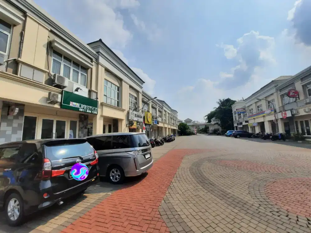 Ruko depan Cluster BSD, cocok utk Kuliner, Les, Laundry, Paket, Kantor