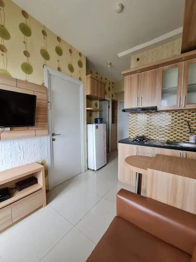 Dijual apartemen the green pramuka city mall 2br full furnish