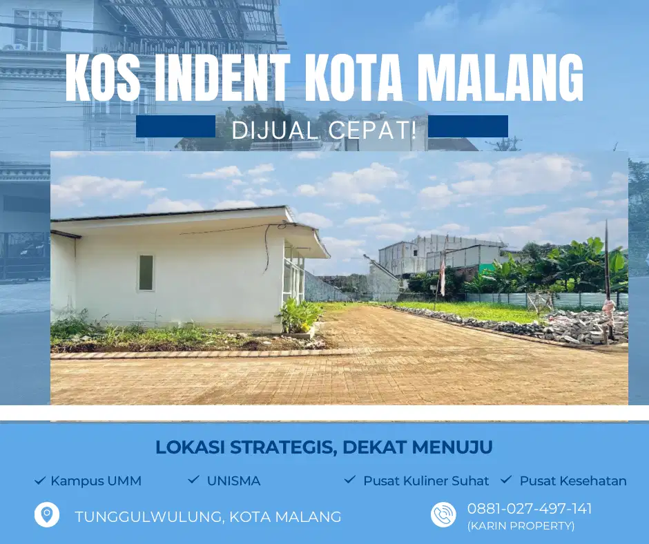 JUAL KOS INDENT 1 MENIT UMM