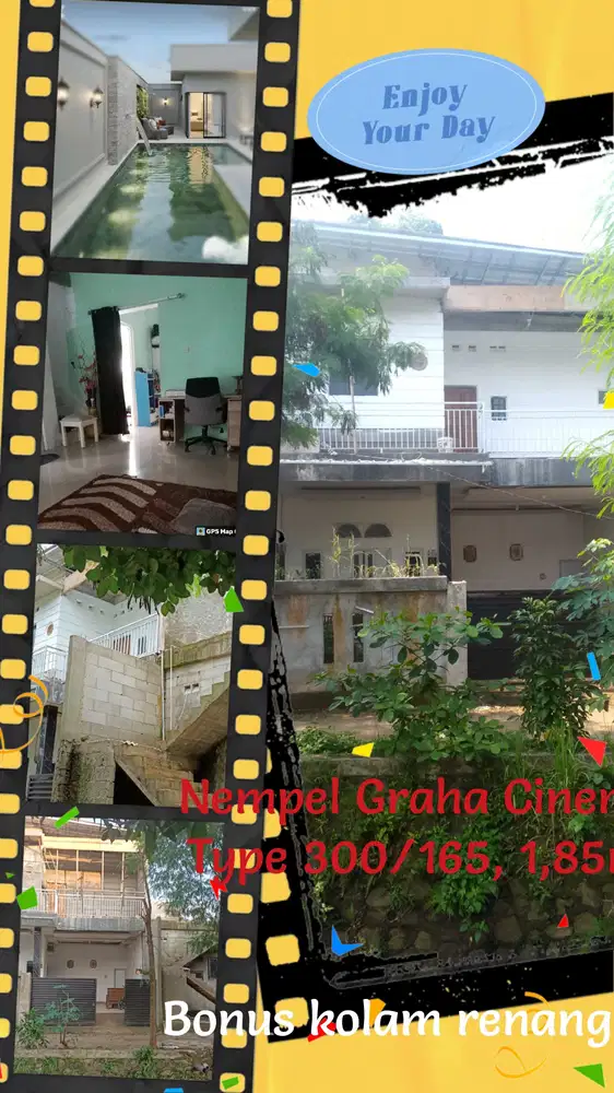 Jual cepat rumah nempel graha Cinere type 162/300 1,8m nego