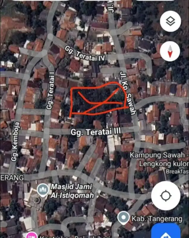 tanah 5jt/meter lokasi BSD sekitar Zora,Greenwich,Malibu anniva