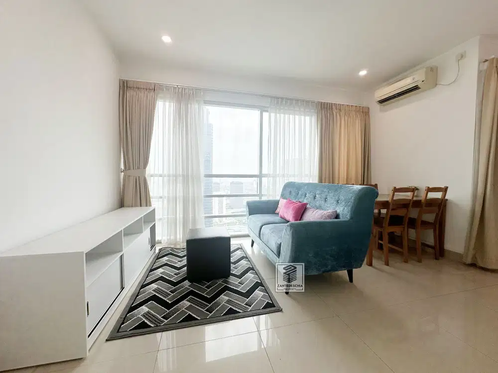 For Rent 2 Bedrooms Sahid Sudriman Residence Central Jakarta