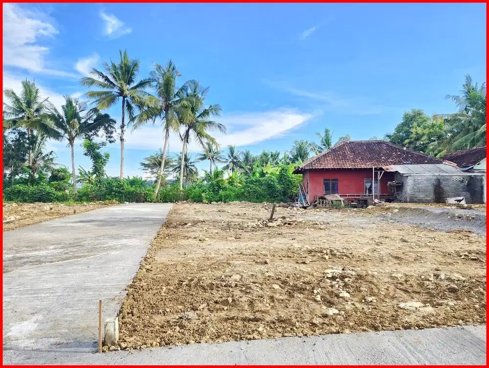 Jl. Kyai Ronggo Pengasih, Tanah Jogja Untuk Hunian Dekat Stasiun Wates