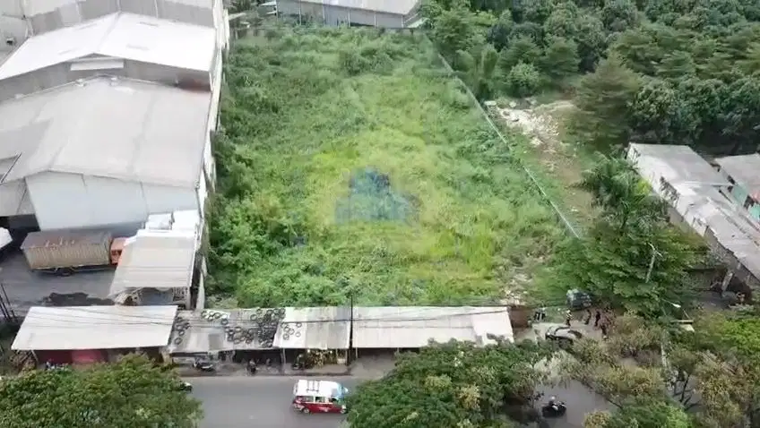 JUAL TANAH INDUSTRI 36x83m SHM PAGAR KELILING AKSES KONTAINER