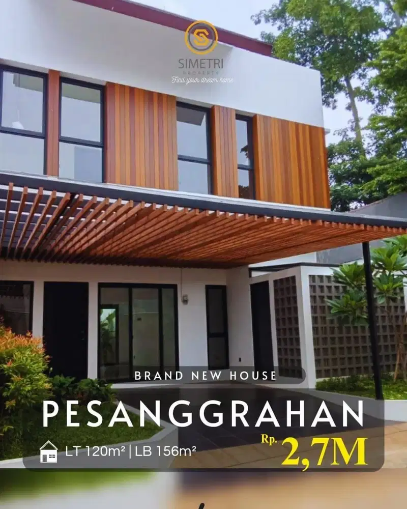 Dijual   Rumah Brand New  Cluster Wijaya Pesanggrahan  Jakarta Selatan