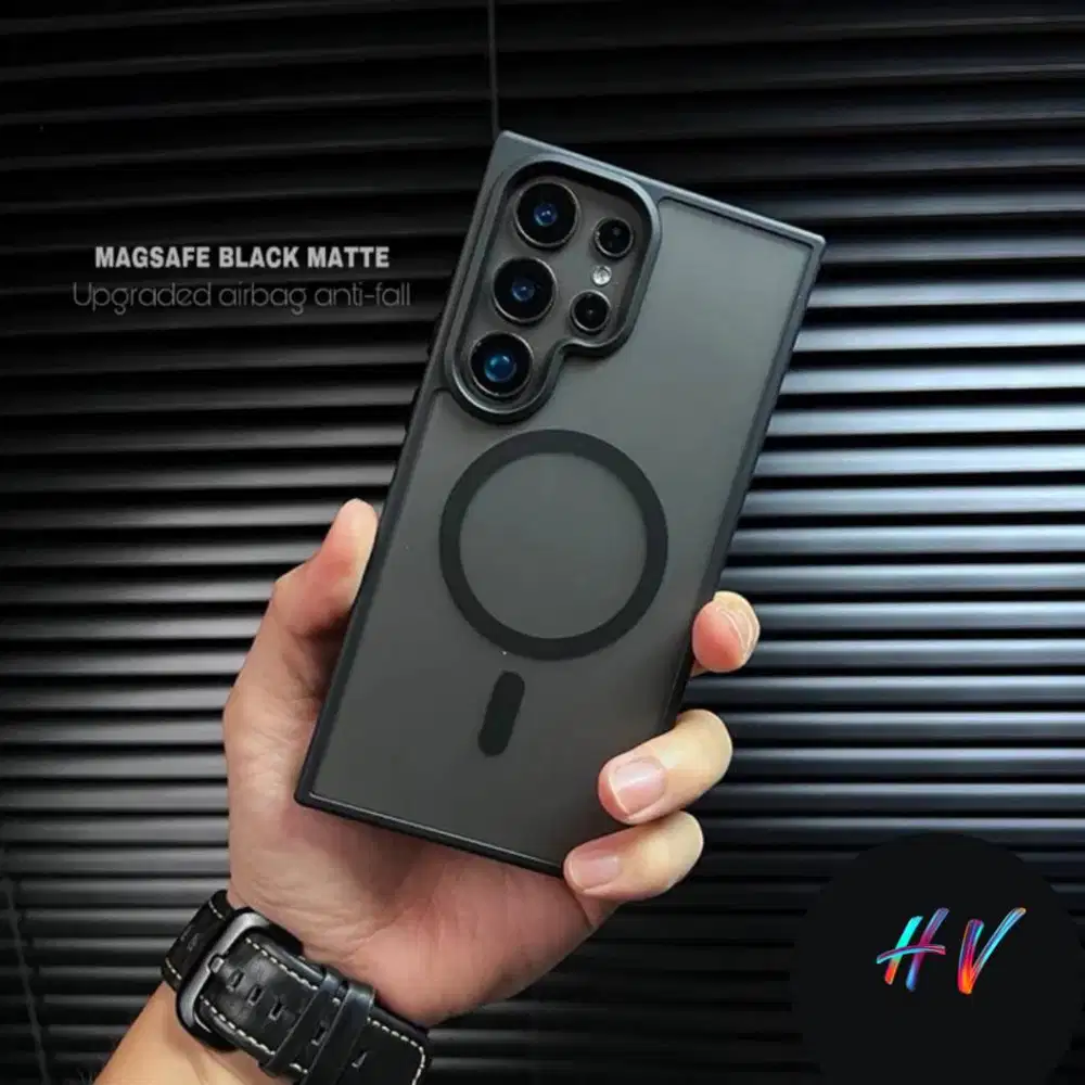 Case Magsafe Black Edition Matte SAMSUNG S20 S21 S23 S24 FE S22 S22+ S