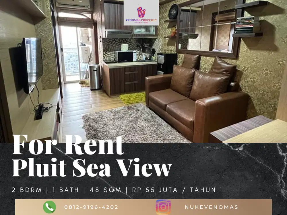 Disewakan Apartment Pluit Sea View 2BR West/Sunset View Low Floor