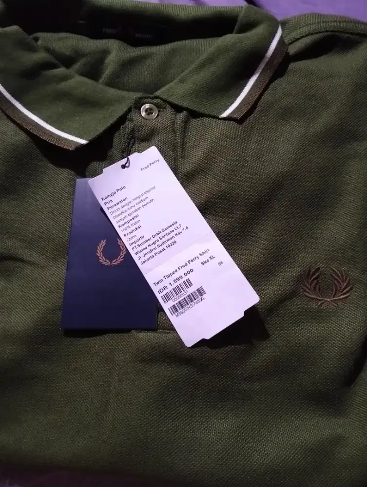 Tshirt Fred Perry Ori dan New