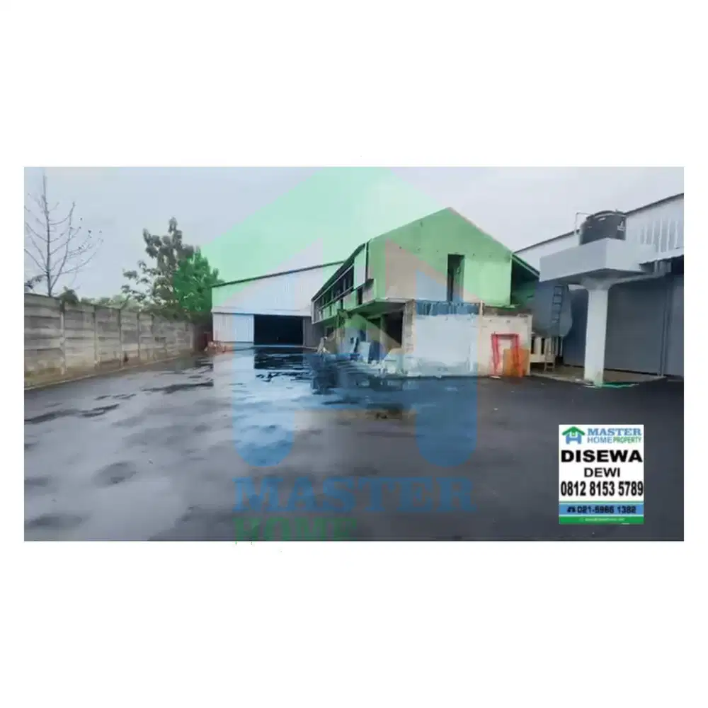 Disewa Pabrik di Kawasan Industri Jabarwood, Cikupa, Kab. Tangerang