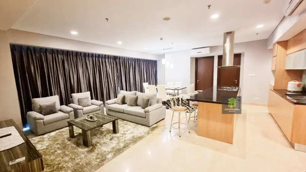 For Rent 3 Bedrooms High Floor Setiabudi Sky Garden Kuningan Jakarta
