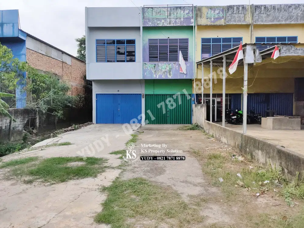 2 Ruko Gandeng di KM 12 jalan Sultan Mahmud Badaruddin II, Palembang