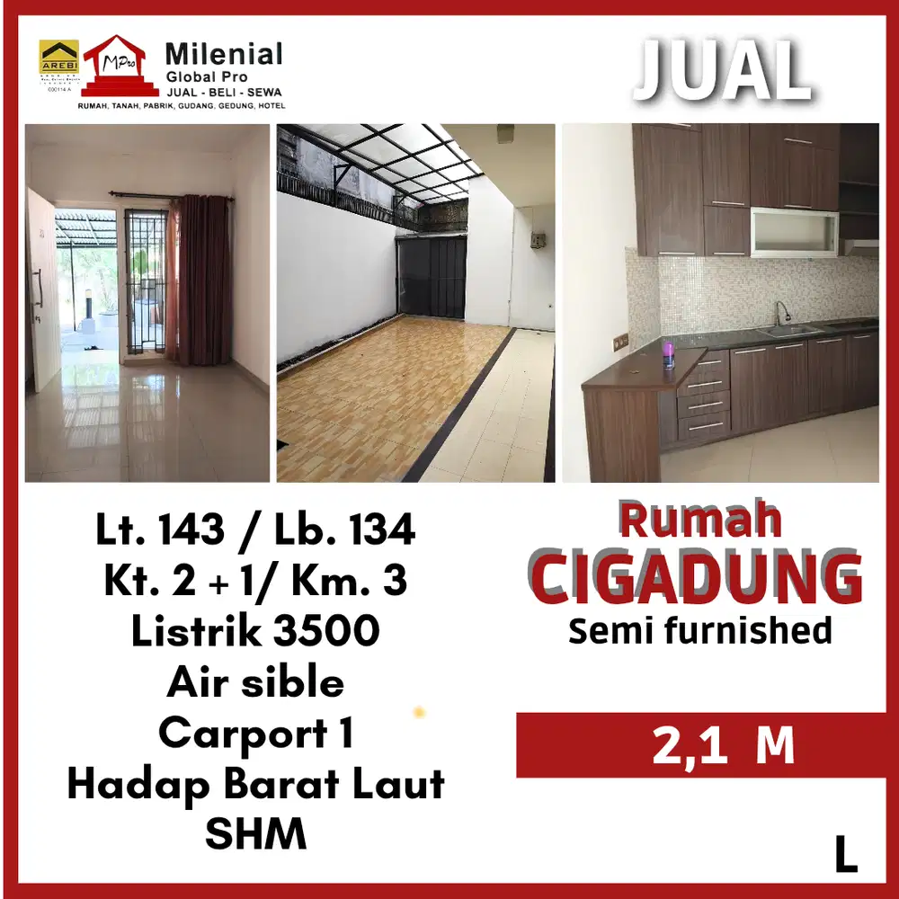 RUMAH DALAM KOMPLEK DI CIGADUNG
